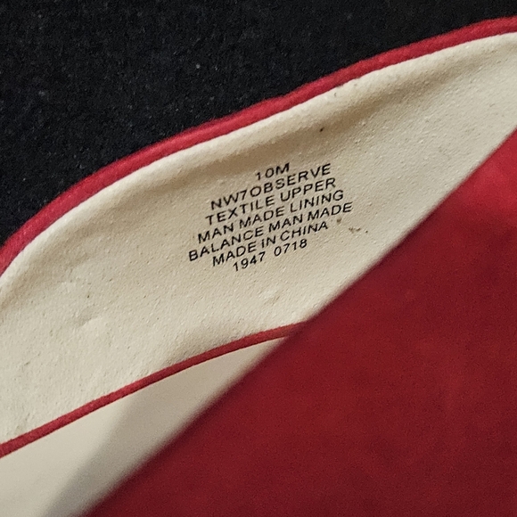 Nine West Red Suede Women's Flat Shoes with Pointed Toes-Size 10M - Picture 7 of 7